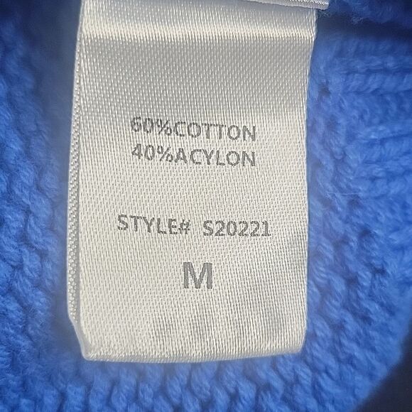 MUSTARD SEED Blue Knitted Cardigan Size Medium - Picture 6 of 7